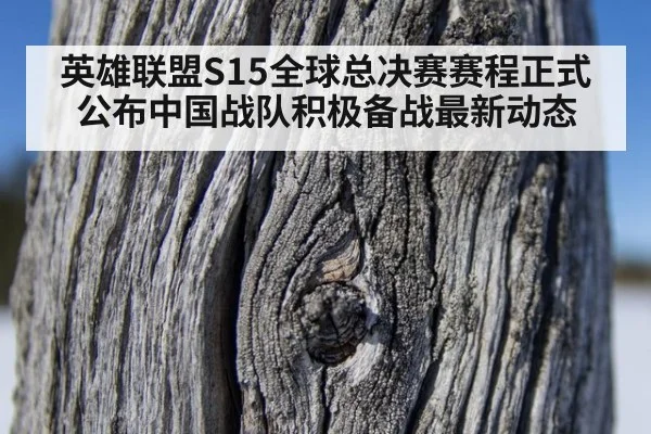 英雄联盟S15全球总决赛赛程正式公布中国战队积极备战最新动态
